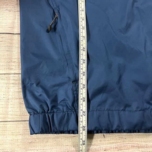 Nike Golf Y2K V Neck Long Sleeve Pullover Blue Front Pockets Windbreaker Men's L - Picture 10 of 10